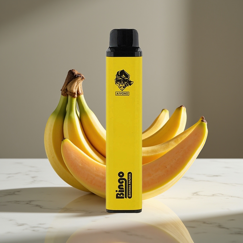 Aivono AIM BINGO 4000 Puffs 10mL Banana Papaya 1000mAh Recargable
