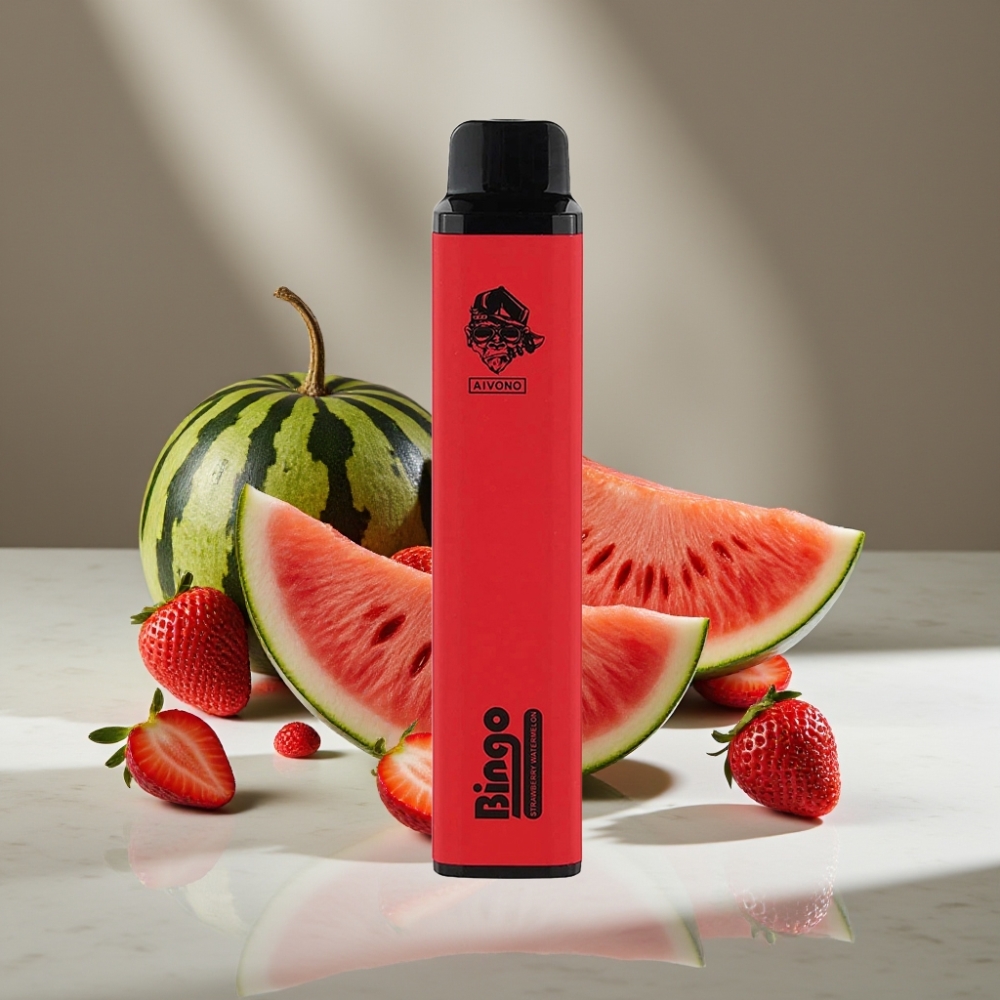 Aivono AIM BINGO 4000 Puffs Vape Desechable Fresa Sandía 10mL 1000mAh Recargable