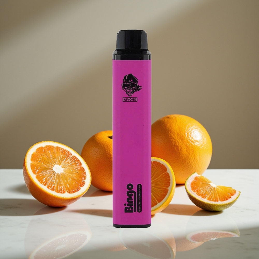 Aivono AIM BINGO 4000 Puffs Vape Desechable Naranja Maracuyá Guayaba 10mL 1000mAh