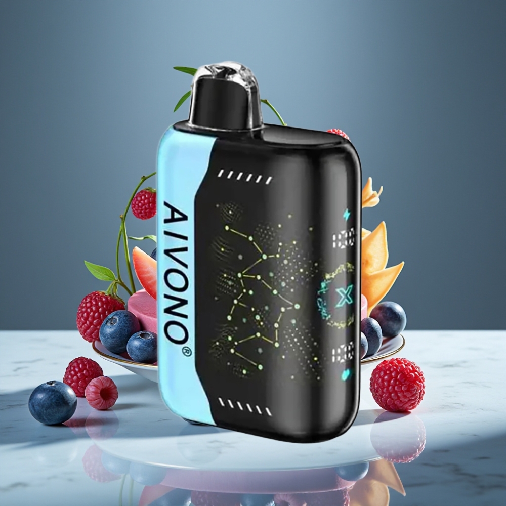 Aivono AIM BOOM 25000 Puffs 28ml 650mAh 1.2ohm Azul Frambuesa Hielo