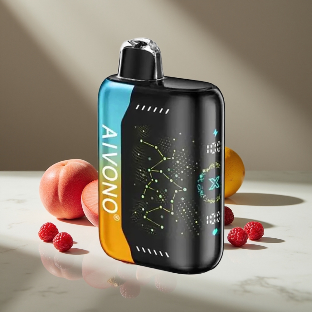 Aivono AIM BOOM 25000 Puffs 28ml 650mAh Frambuesa Melocotón Lima 0%-5%
