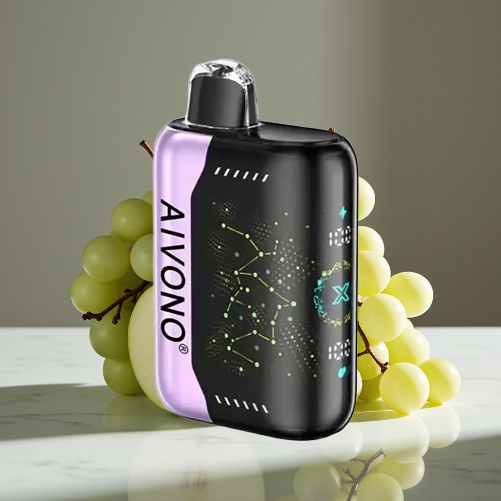 Aivono AIM BOOM 25000 Puffs 28ml Manzana Verde Uva Tipo-C 650mAh 1.2ohm