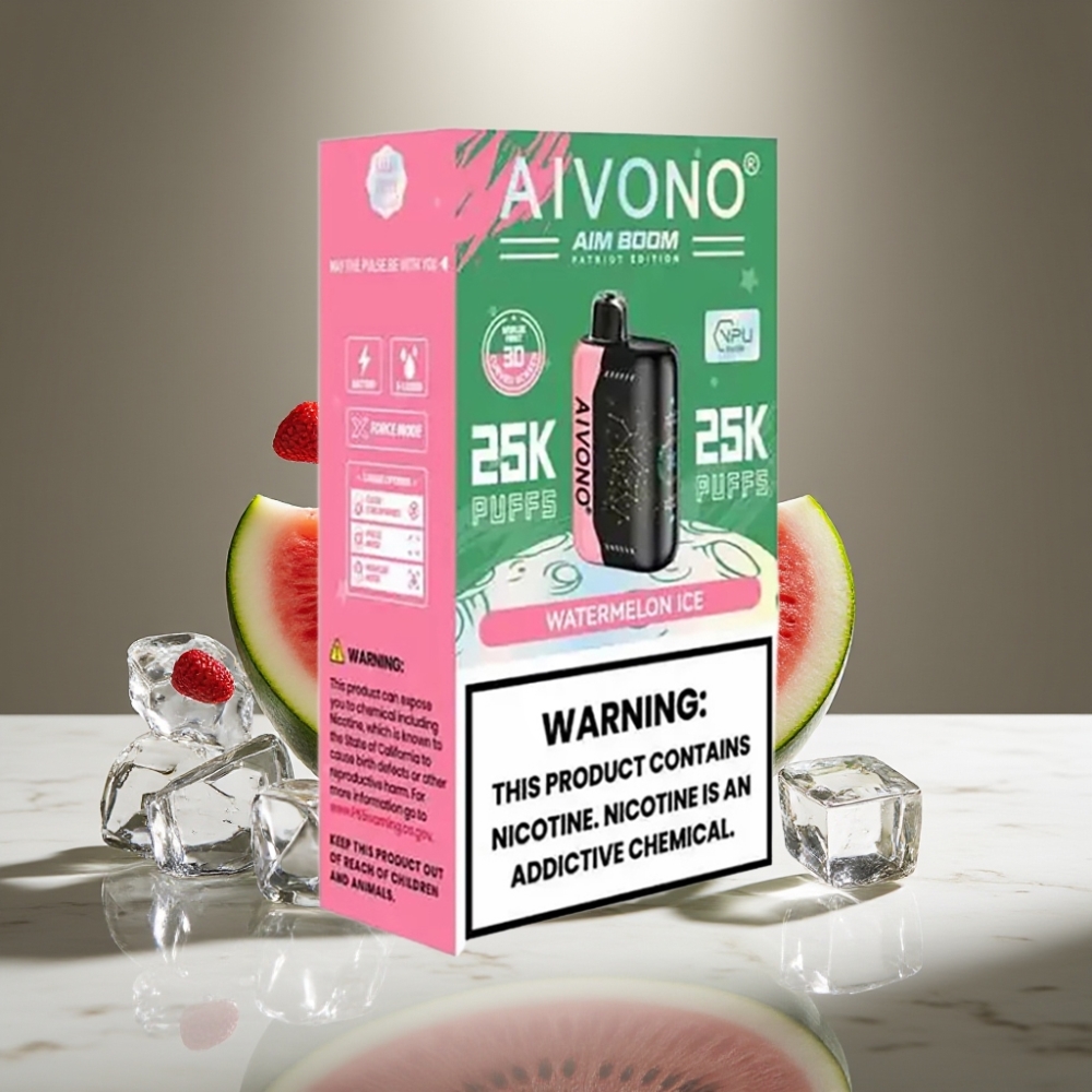 Aivono AIM BOOM 25000 Puffs 28ml Sandía Helada 0%-5% Nicotina Tipo-C 650mAh
