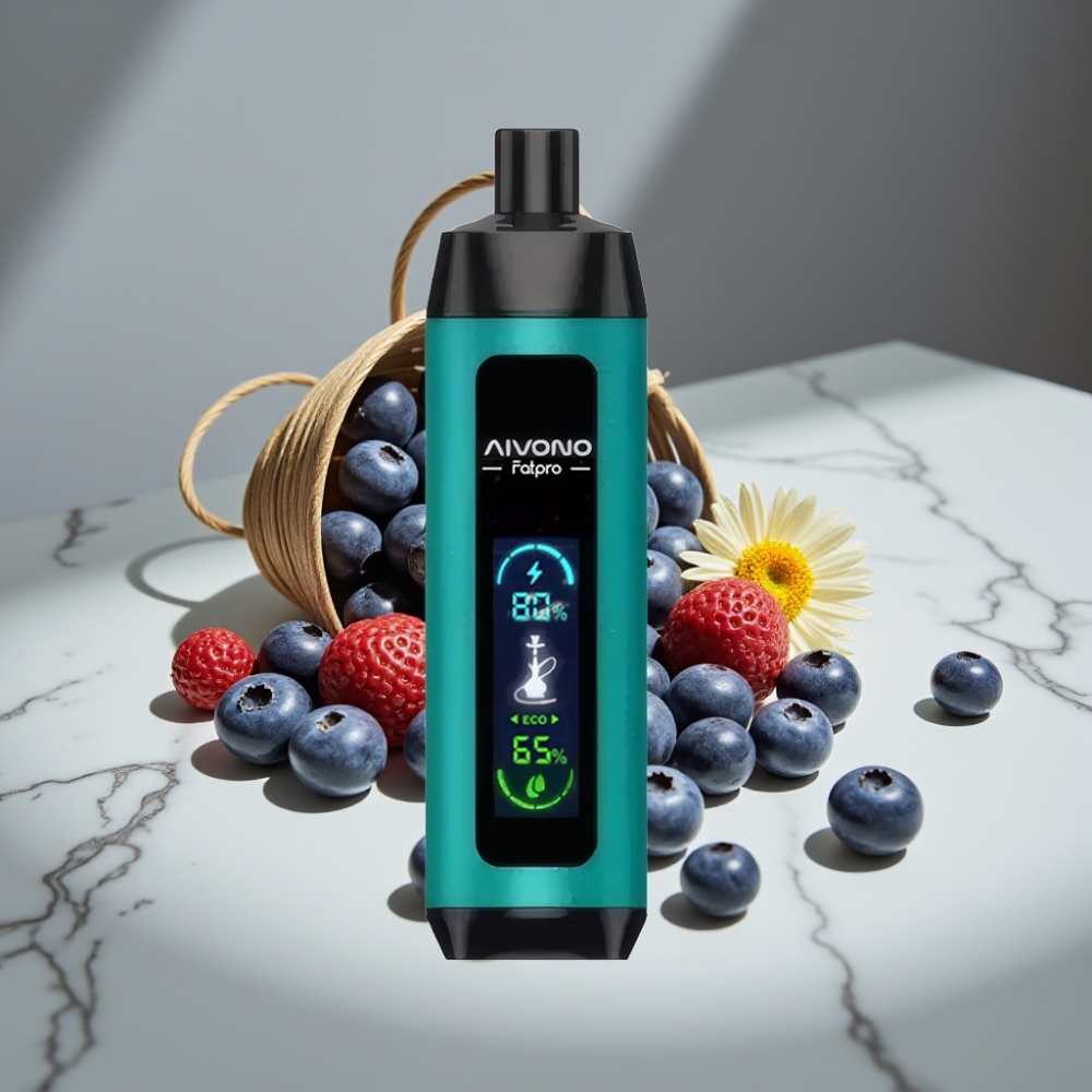 Aivono AIM FATPRO 22000 Puffs 28ml E-liquid 0.6 ohm Mesh Coil Arándano Pistola