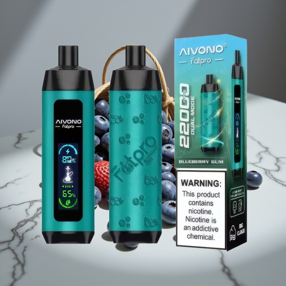 Aivono AIM FATPRO 22000 Puffs 28ml E-liquid 0.6 ohm Mesh Coil Arándano Pistola