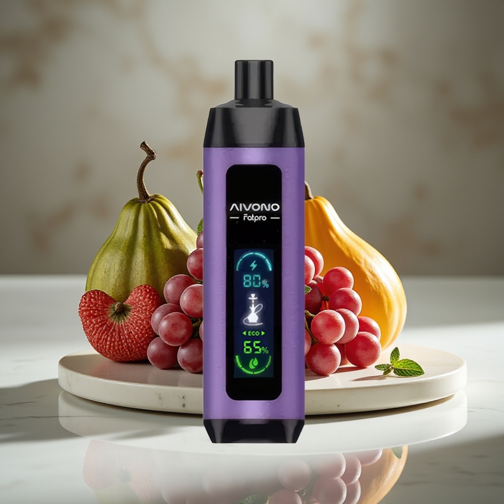 Aivono AIM FATPRO 22000 Puffs 28ml Recargable 0.6ohm Uva Menta Eco/Boost 0%-5% Nic