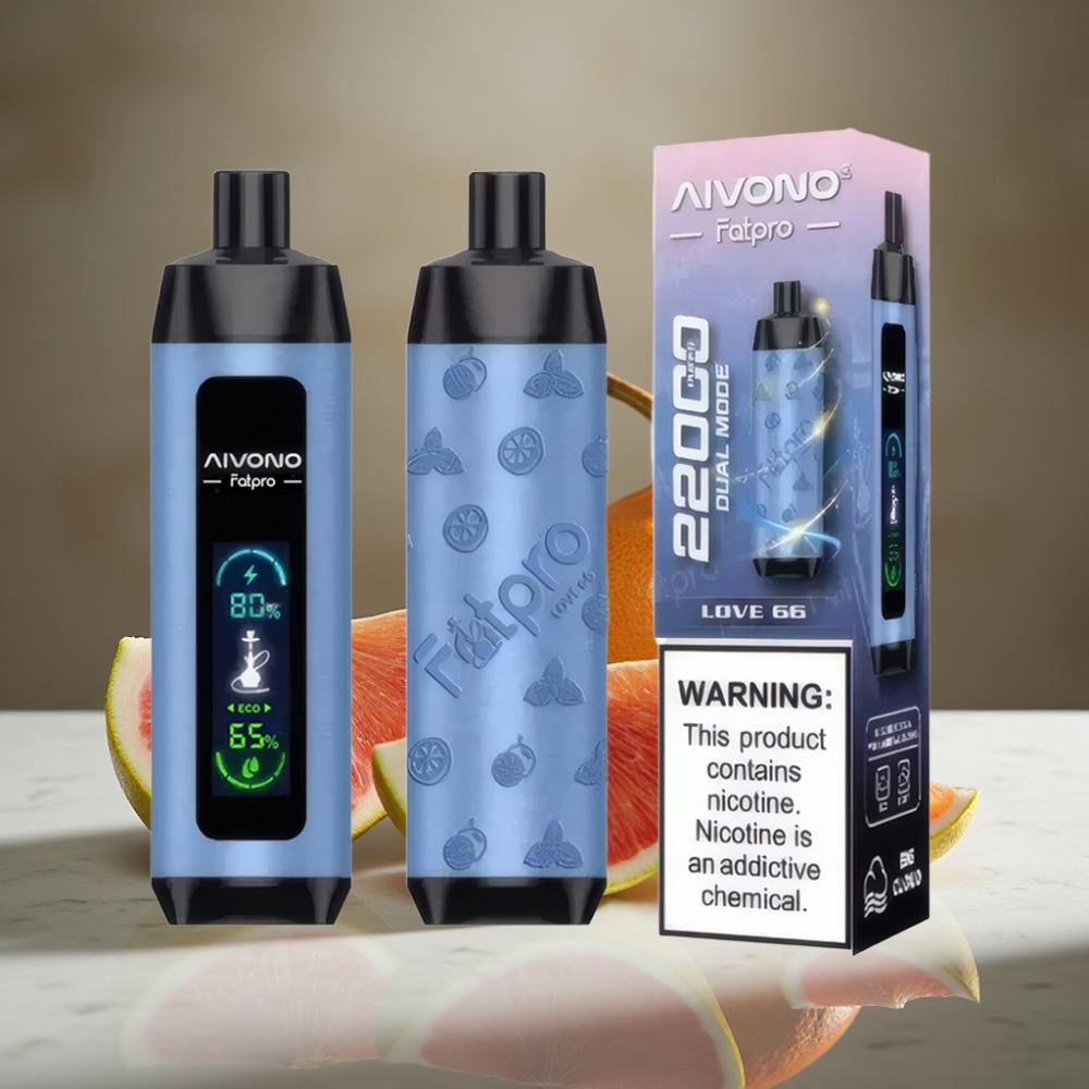 Aivono AIM FATPRO 22000 Puffs 28ml Sabor Amor 66 5% Nicotina 600mAh Recargable