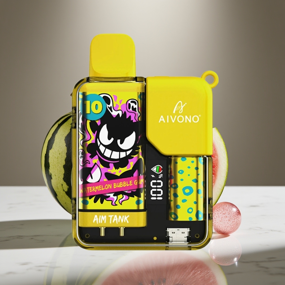 Aivono AIM-TANK 9500 Puffs 18ml 650mAh LCD Sandía Chicle