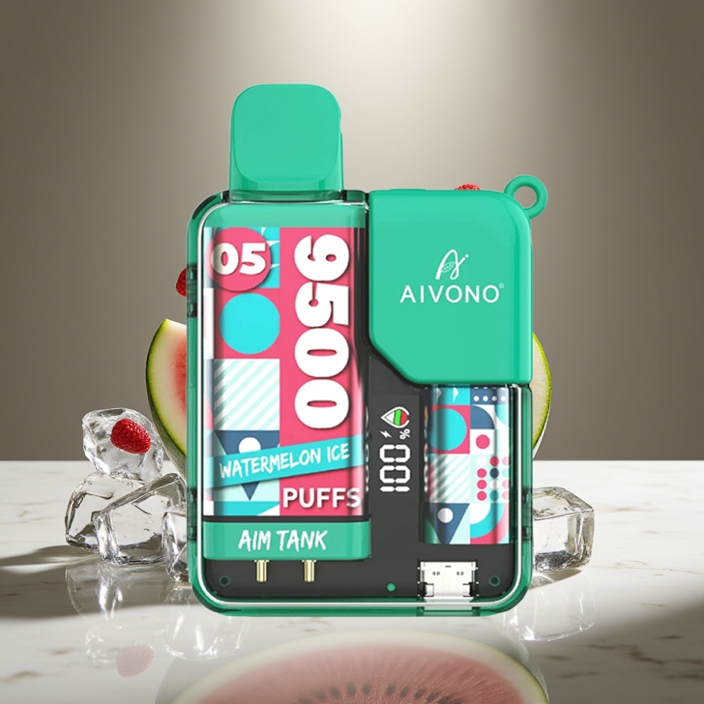 Aivono AIM-TANK 9500 Puffs 18ml LCD 1.2ohm Sandía Hielo