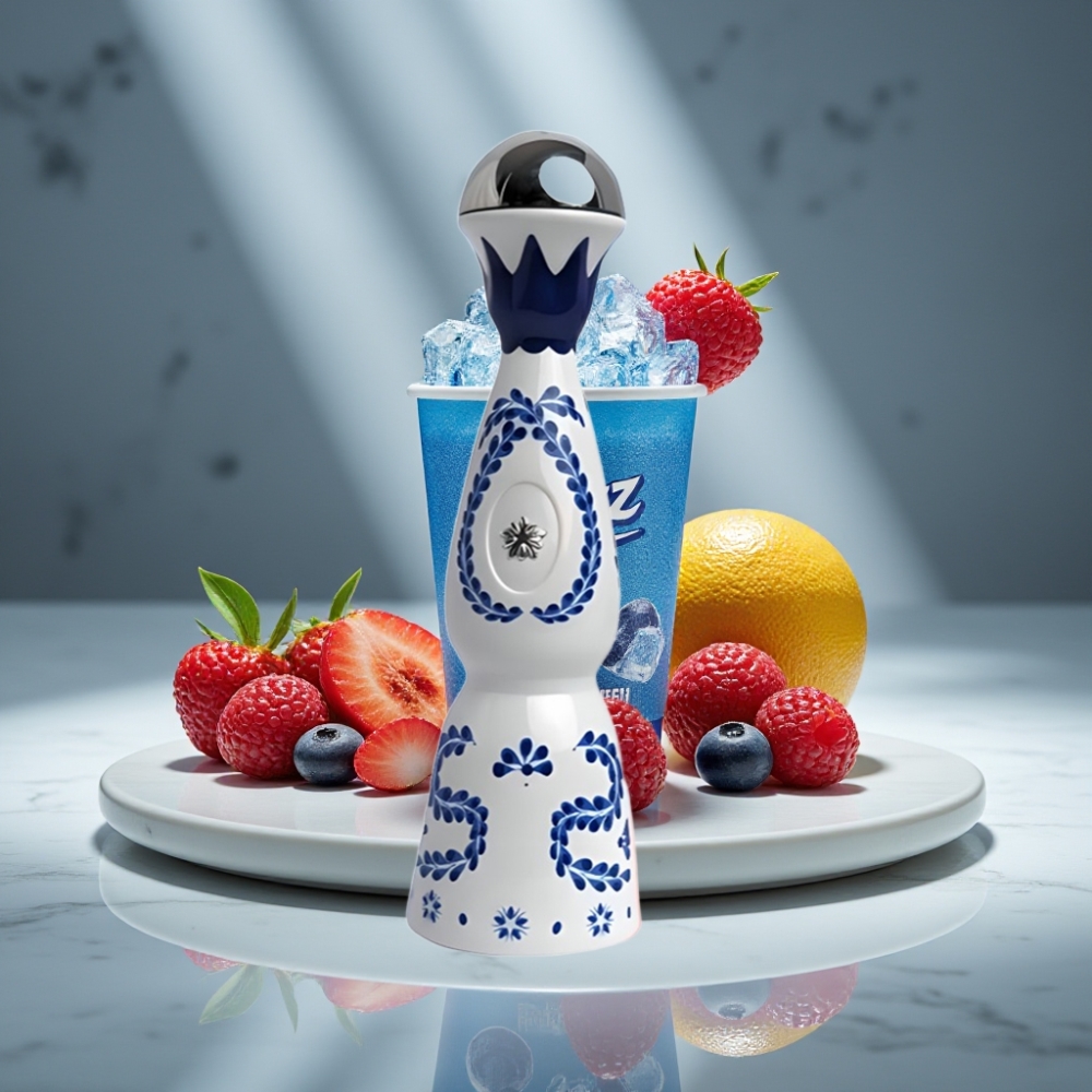 HUMO Azul 15000 Puffs 20mL 5% Nic Azul Frambuesa Hielo USB-C Recargable