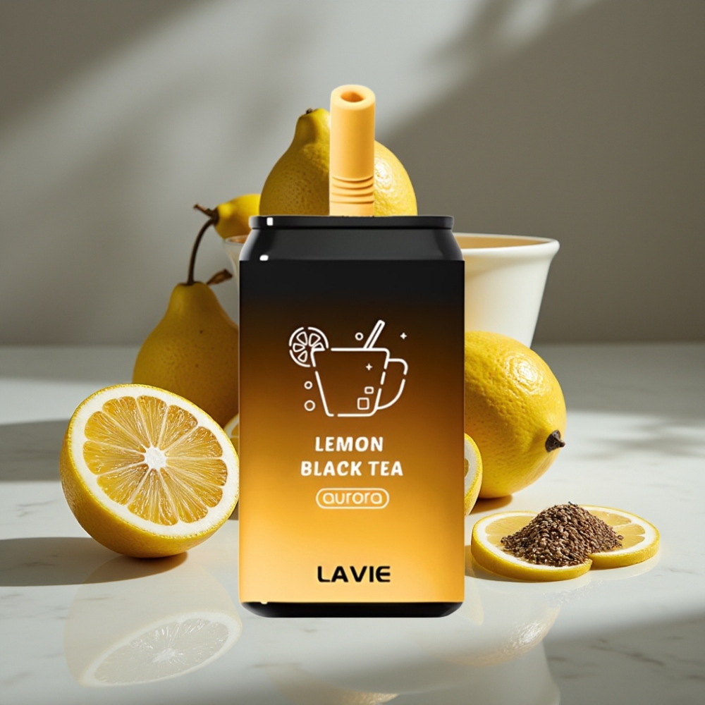 LAVIE Aurora 11000 Puffs 22ML Té Negro Limón Tipo C Recargable
