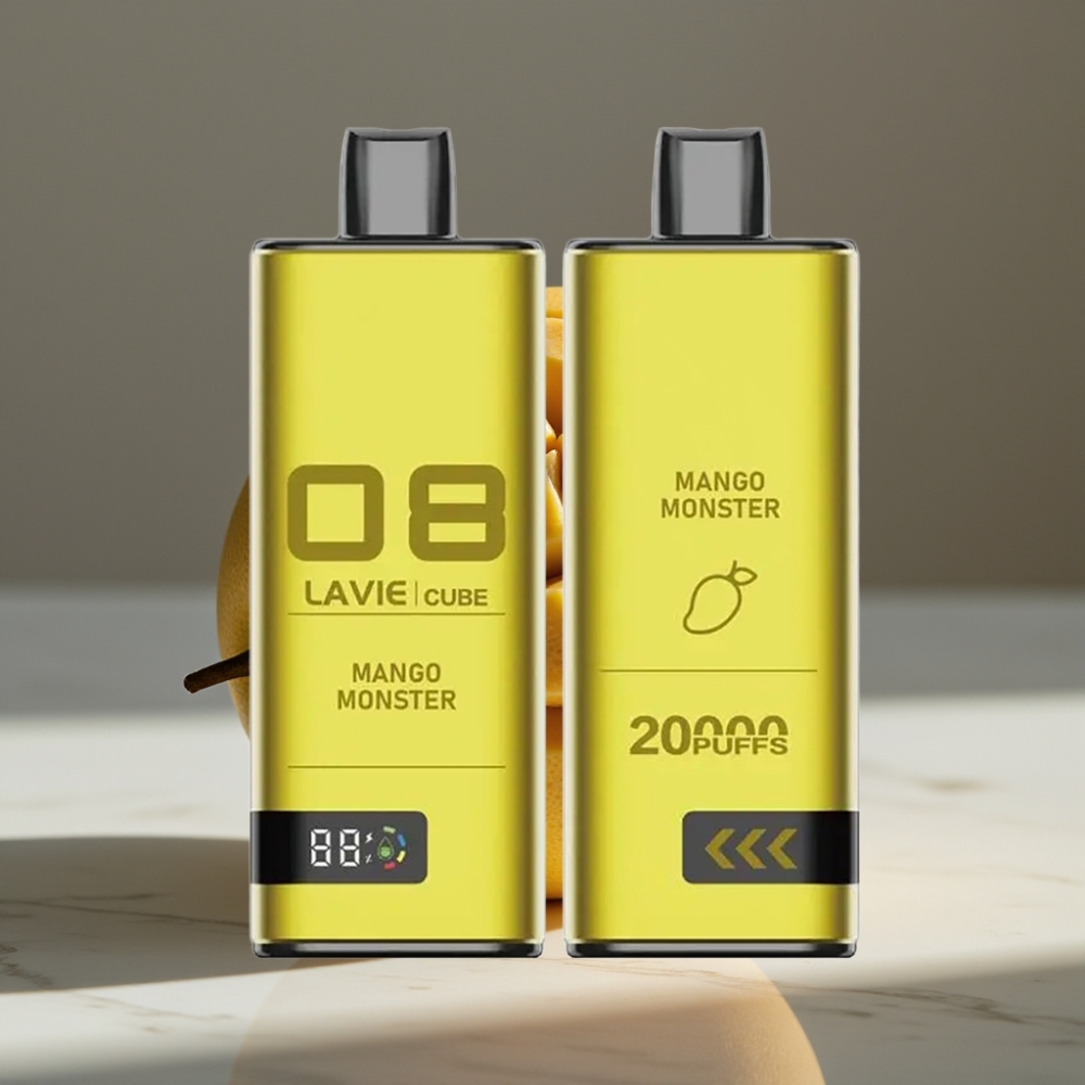 Lavie Cube 20000 Puffs 28ML 5% Nicotina Tipo C Mango Monstruo
