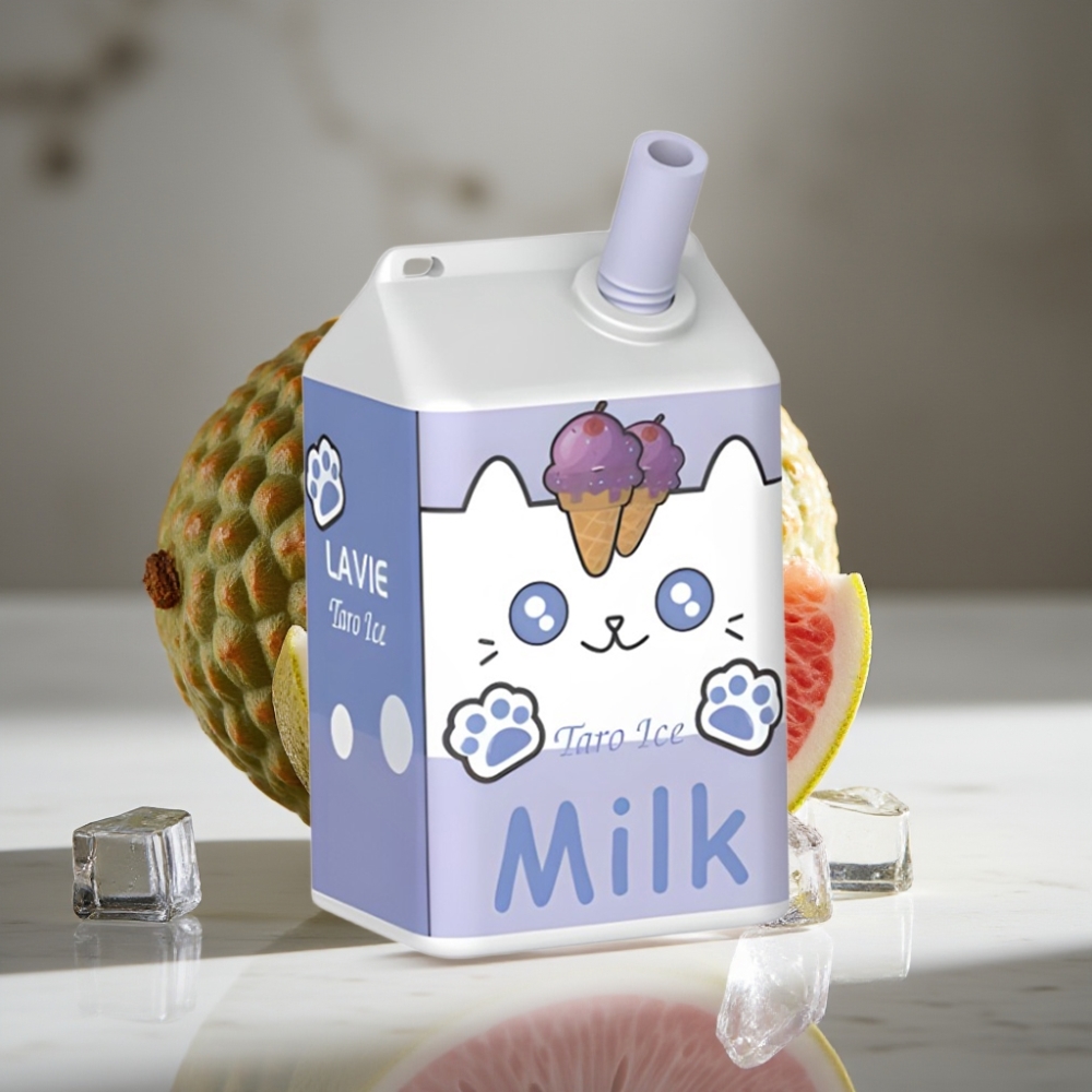 LAVIE Milk 7000 Puffs 16ML 5% Taro Helado Tipo C Recargable
