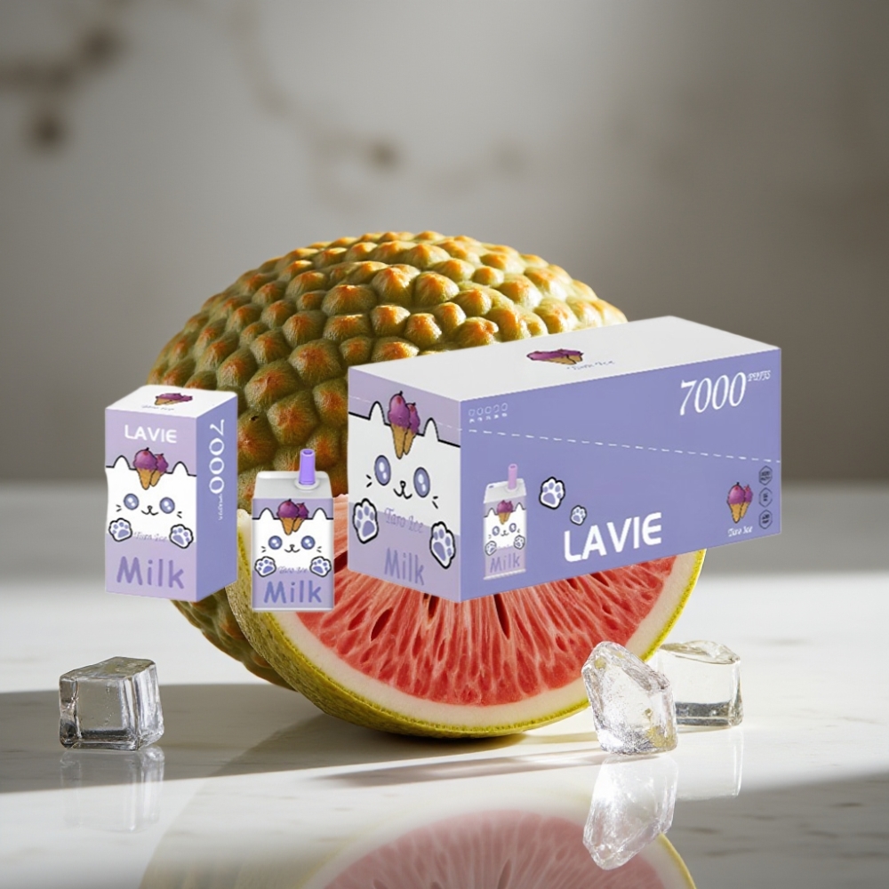 LAVIE Milk 7000 Puffs 16ML 5% Taro Helado Tipo C Recargable