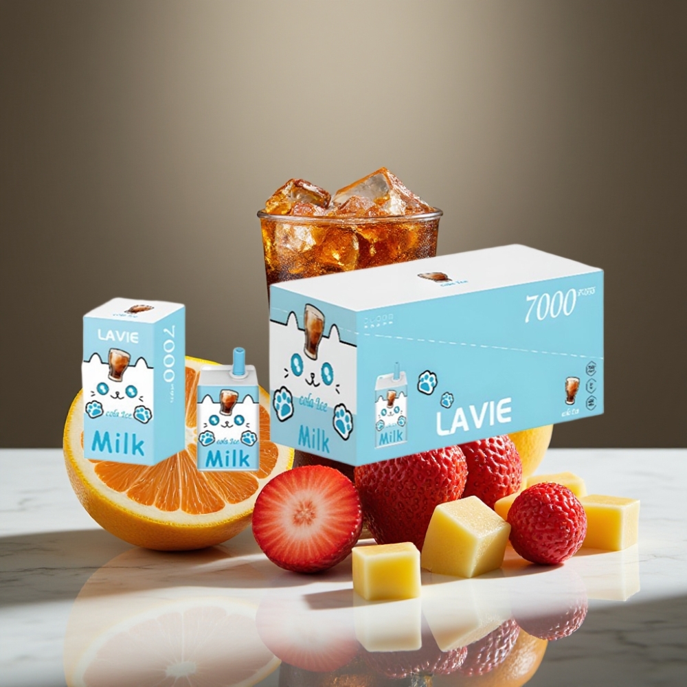 LAVIE Milk 7000 Puffs 16ML Cola Helada Recargable Type C