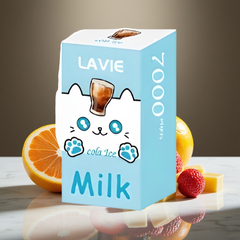 LAVIE Milk 7000 Puffs 16ML Cola Helada Recargable Type C