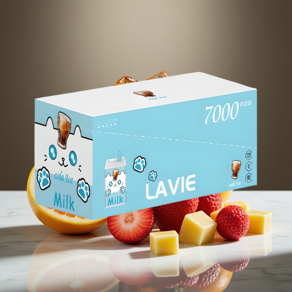 LAVIE Milk 7000 Puffs 16ML Cola Helada Recargable Type C