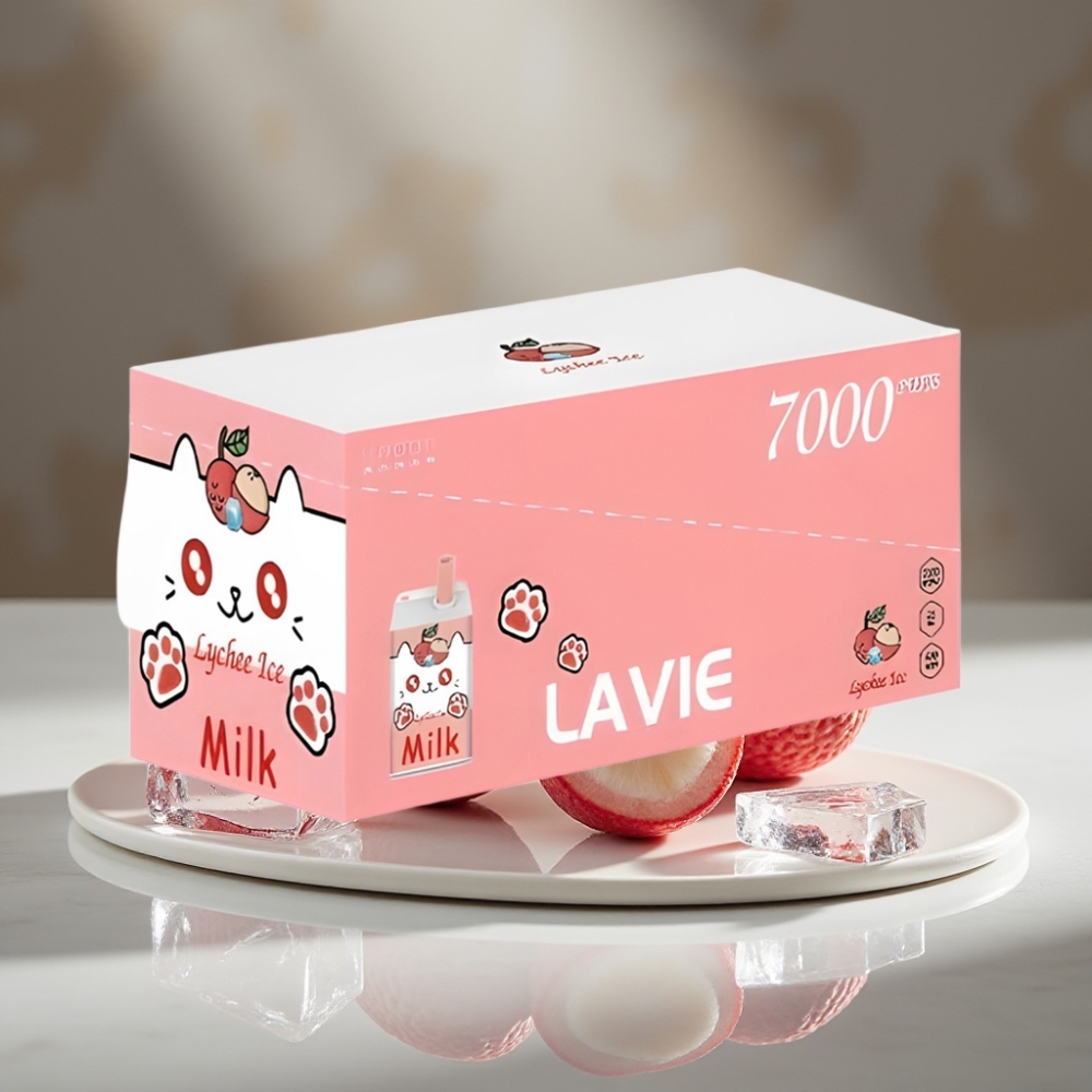 LAVIE Milk 7000 Puffs 16ML Lichi Hielo Tipo C Recargable