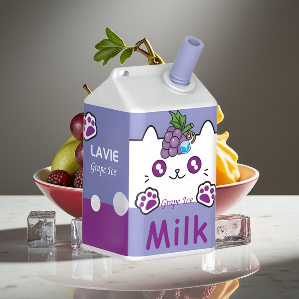 LAVIE Milk 7000 Puffs Grape Ice 16ML Tipo C Recargable