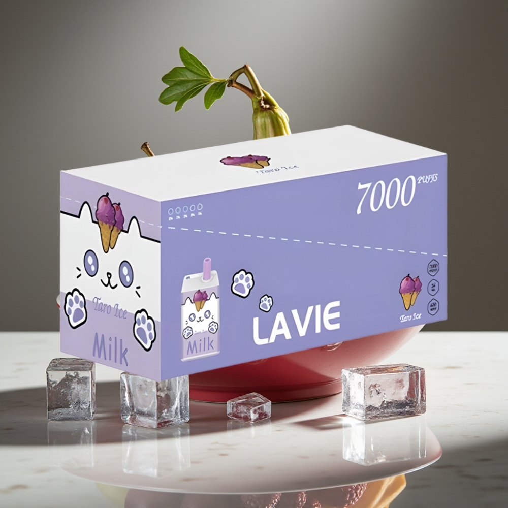 LAVIE Milk 7000 Puffs Grape Ice 16ML Tipo C Recargable