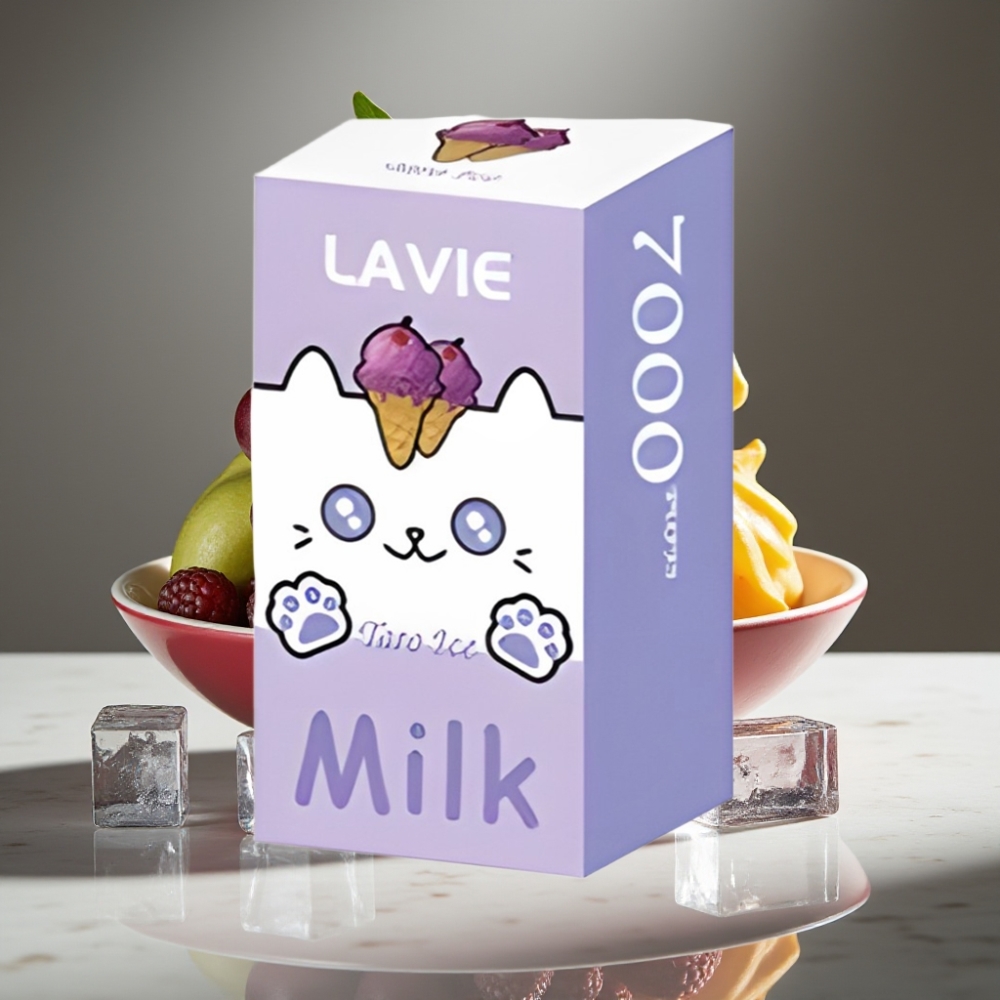 LAVIE Milk 7000 Puffs Grape Ice 16ML Tipo C Recargable