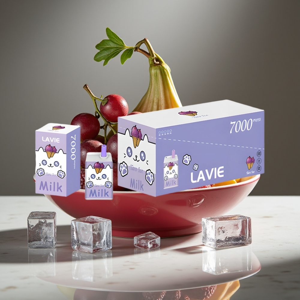 LAVIE Milk 7000 Puffs Grape Ice 16ML Tipo C Recargable