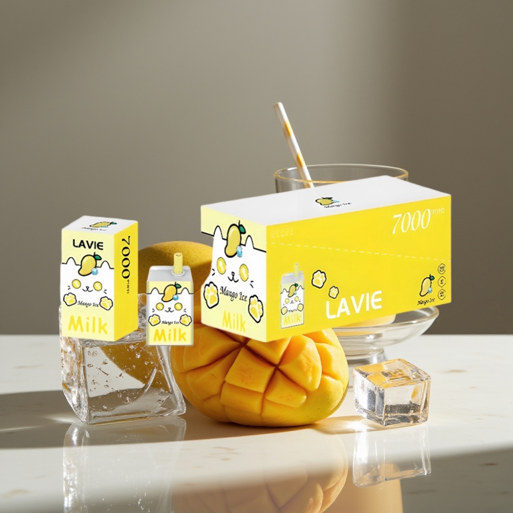 LAVIE Milk 7000 Puffs Mango Hielo 16ML 5% Tipo C Recargable