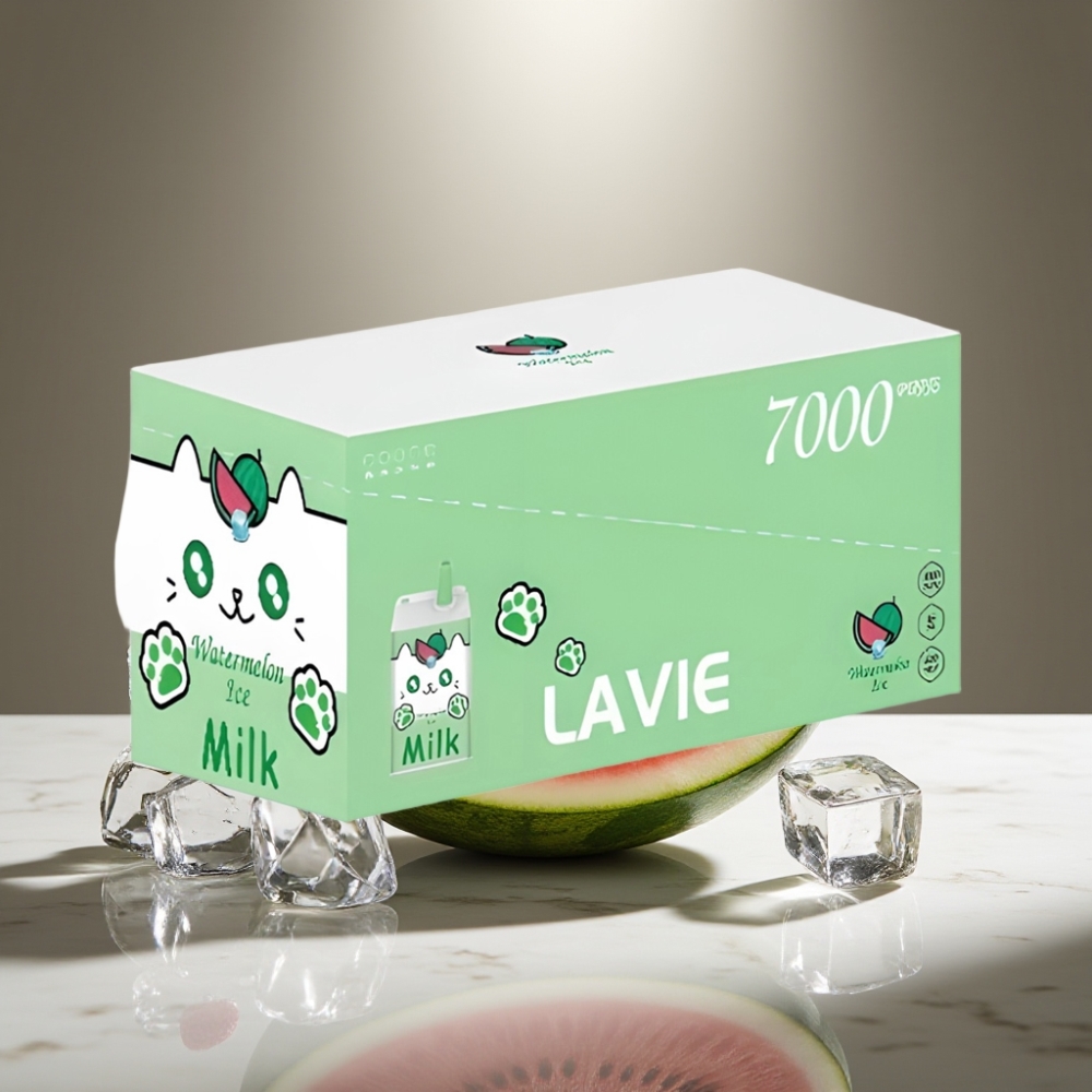LAVIE Milk 7000 Puffs Sandía Helada 16ML 5% Tipo C Recargable
