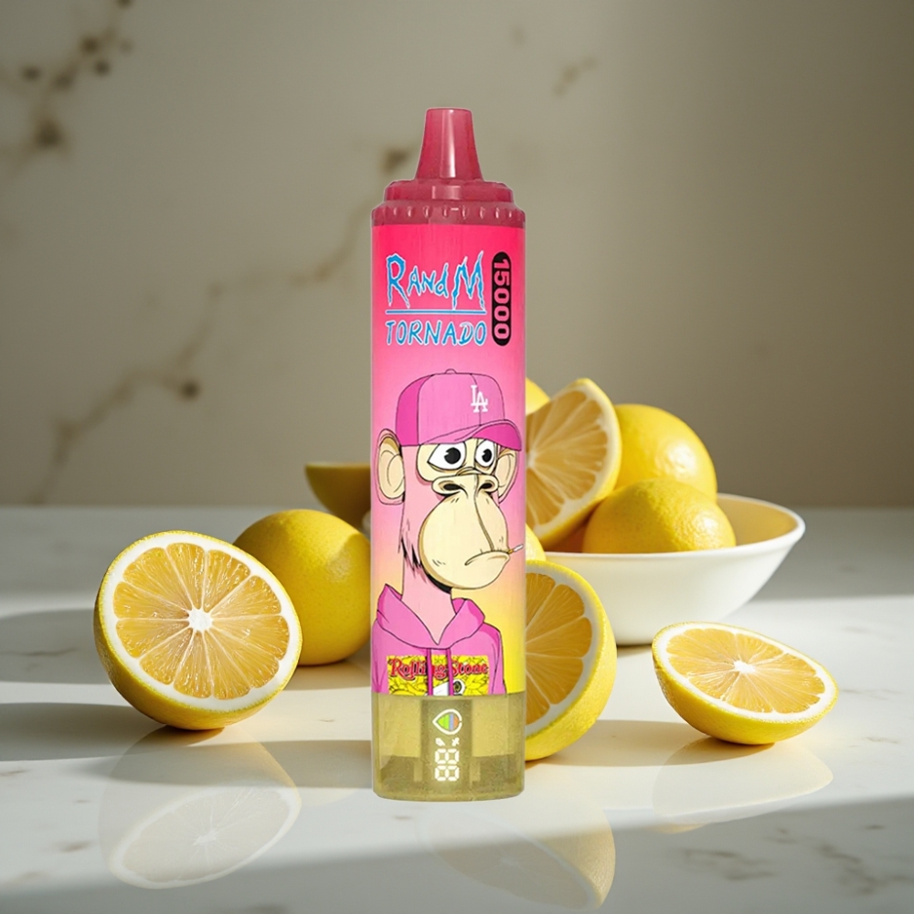RandM Fumot Tornado 15000 Puffs 25ml 850mAh LCD Limón