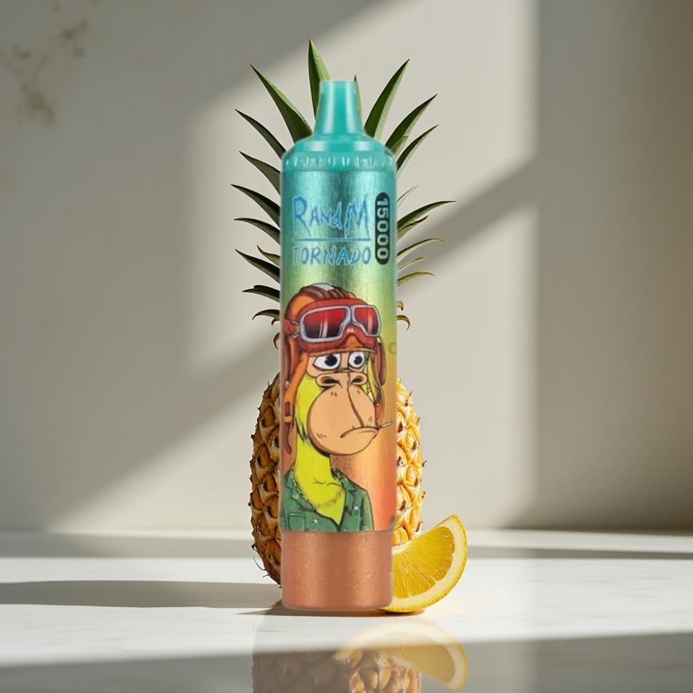 RandM Fumot Tornado 15000 Puffs 25ml 850mAh Tipo-C LCD Piña Helada