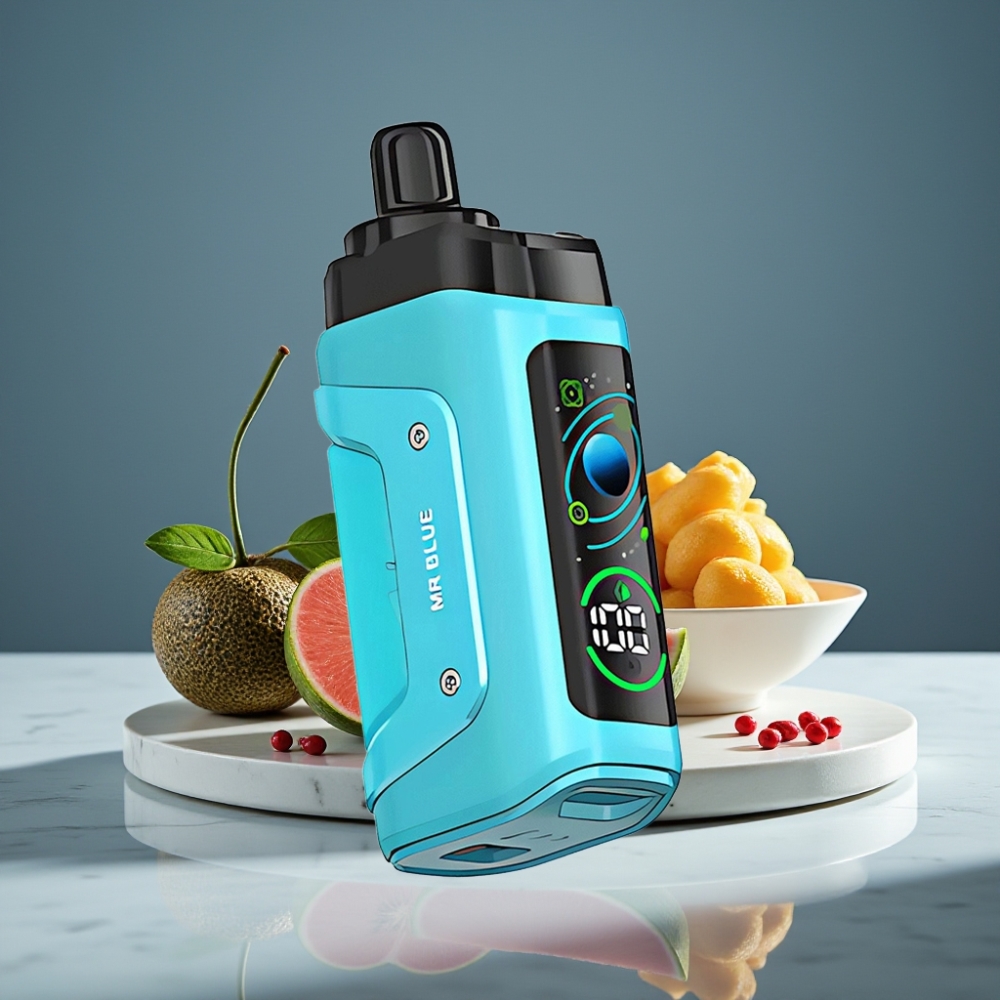 Razz Bar 45000 Puffs Vape Desechable Azul Señor 1.0 Ohm Recargable Tipo-C