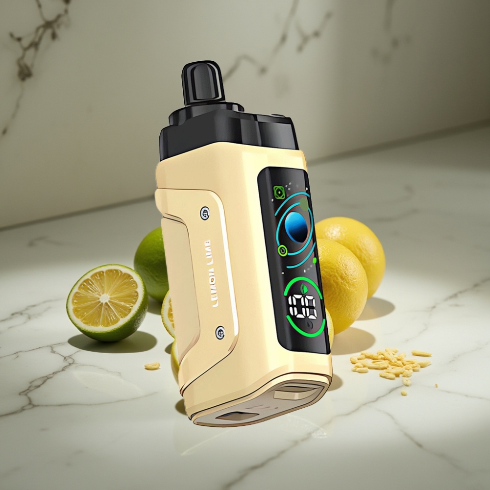 Razz Bar 45000 Puffs Vape Desechable Lemon Lime 1.0 Ohm Mesh Ajustable 650 mAh Tipo-C