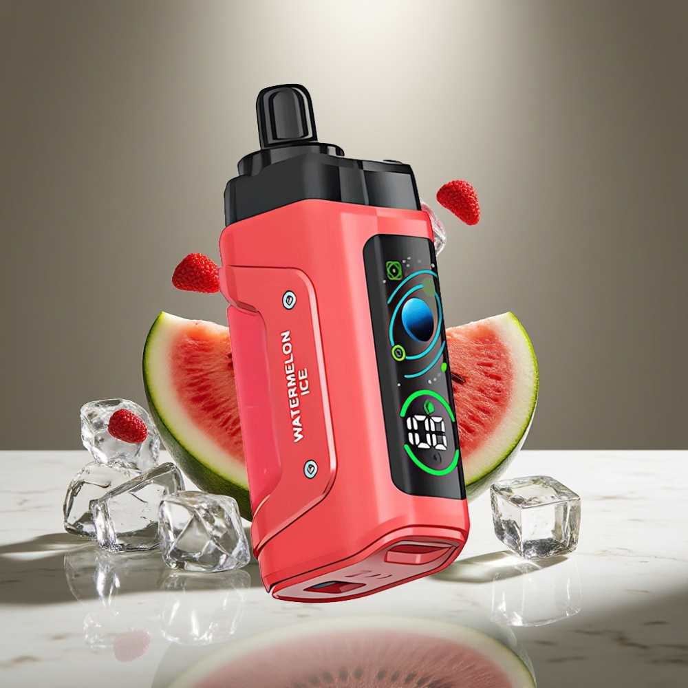 Razz Bar 45000 Puffs Vape Desechable Sandía Helada 1.0 Ohm Mesh Coil 650mAh Tipo-C