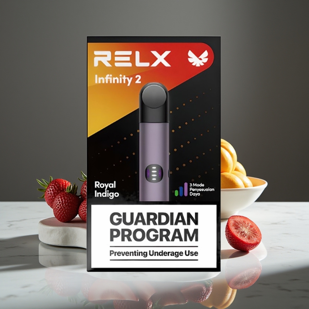 RELX Infinity 2 600-650 pufadas 1.9 ml acabado metálico Royalíndigo 440mAh USB-C
