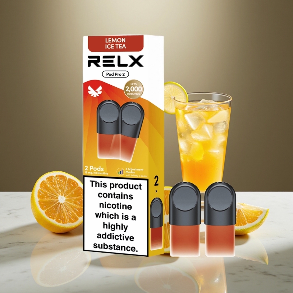 RELX Pod Pro 2 600 puffs 1.8% nicotina 1.9ml Té Limón Helado