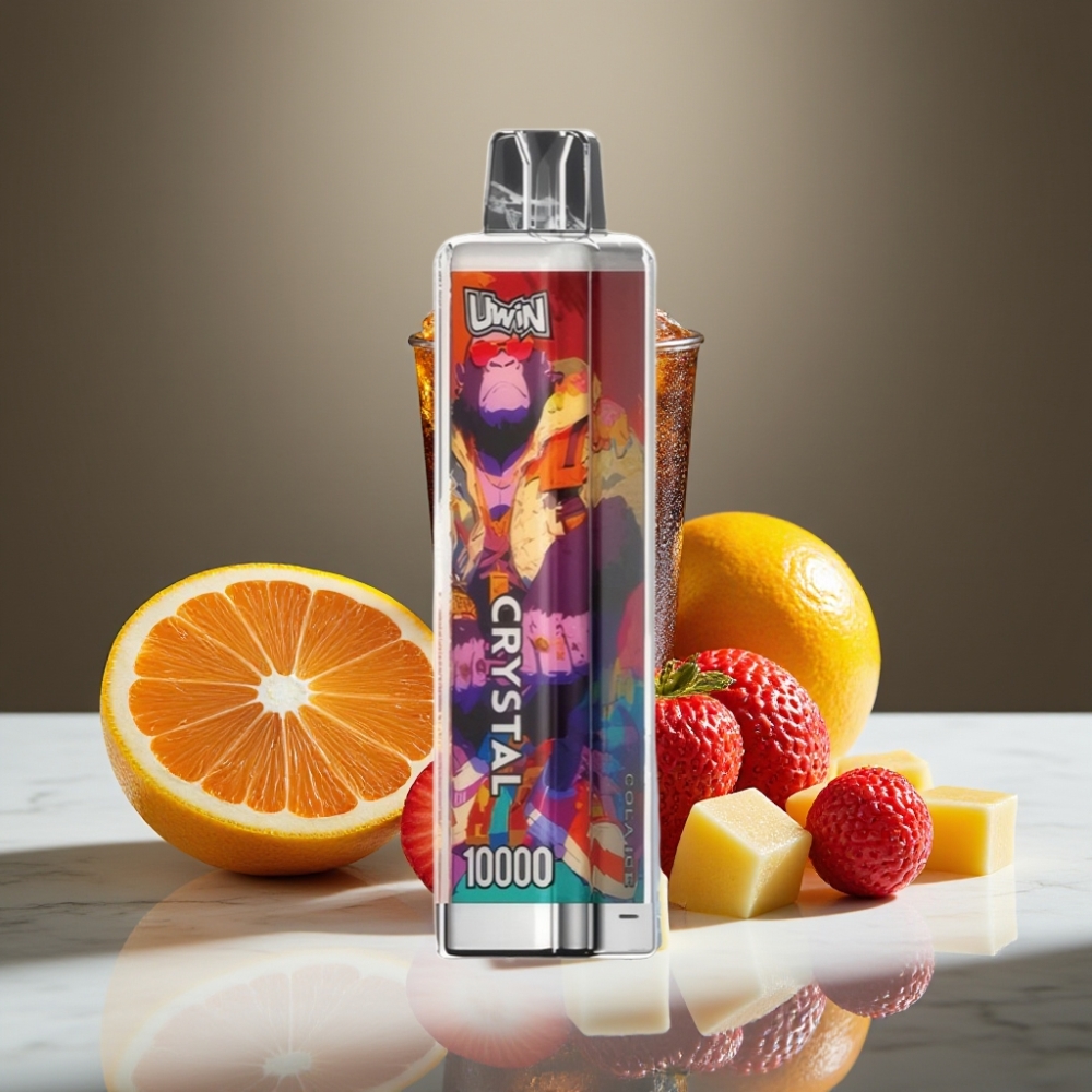 UWIN Crystal 10000 Puffs 18ml 5% Nicotina Cola Helada RGB