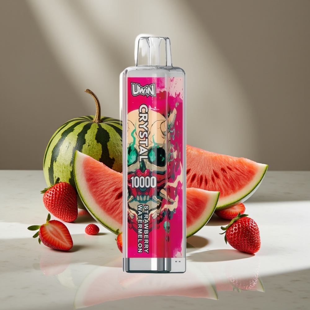 UWIN Crystal 10000 Puffs Fresa Sandía 18ml 5% RGB