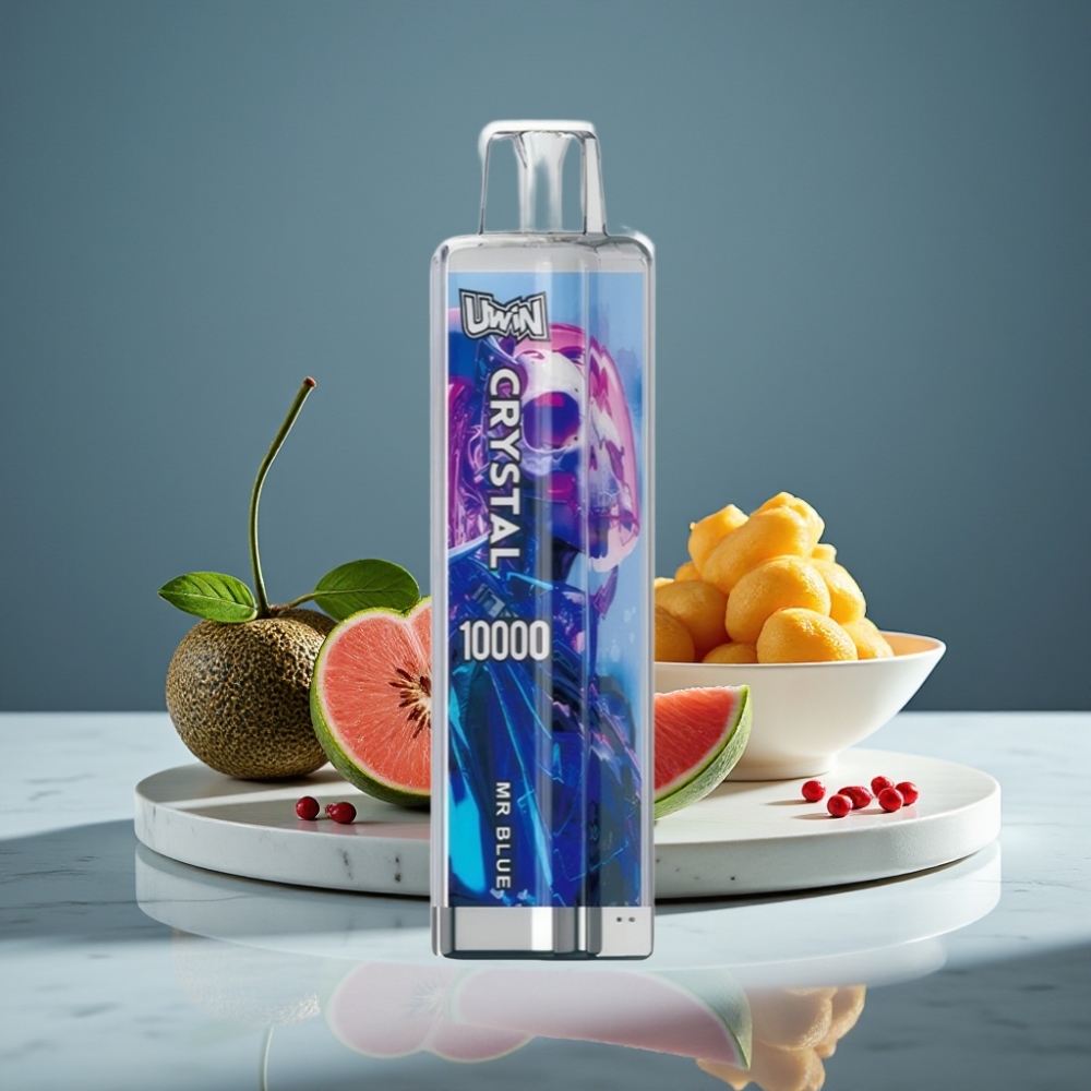 UWIN Crystal 10000 Puffs Recargable 18ml RGB Azul Mr Blue