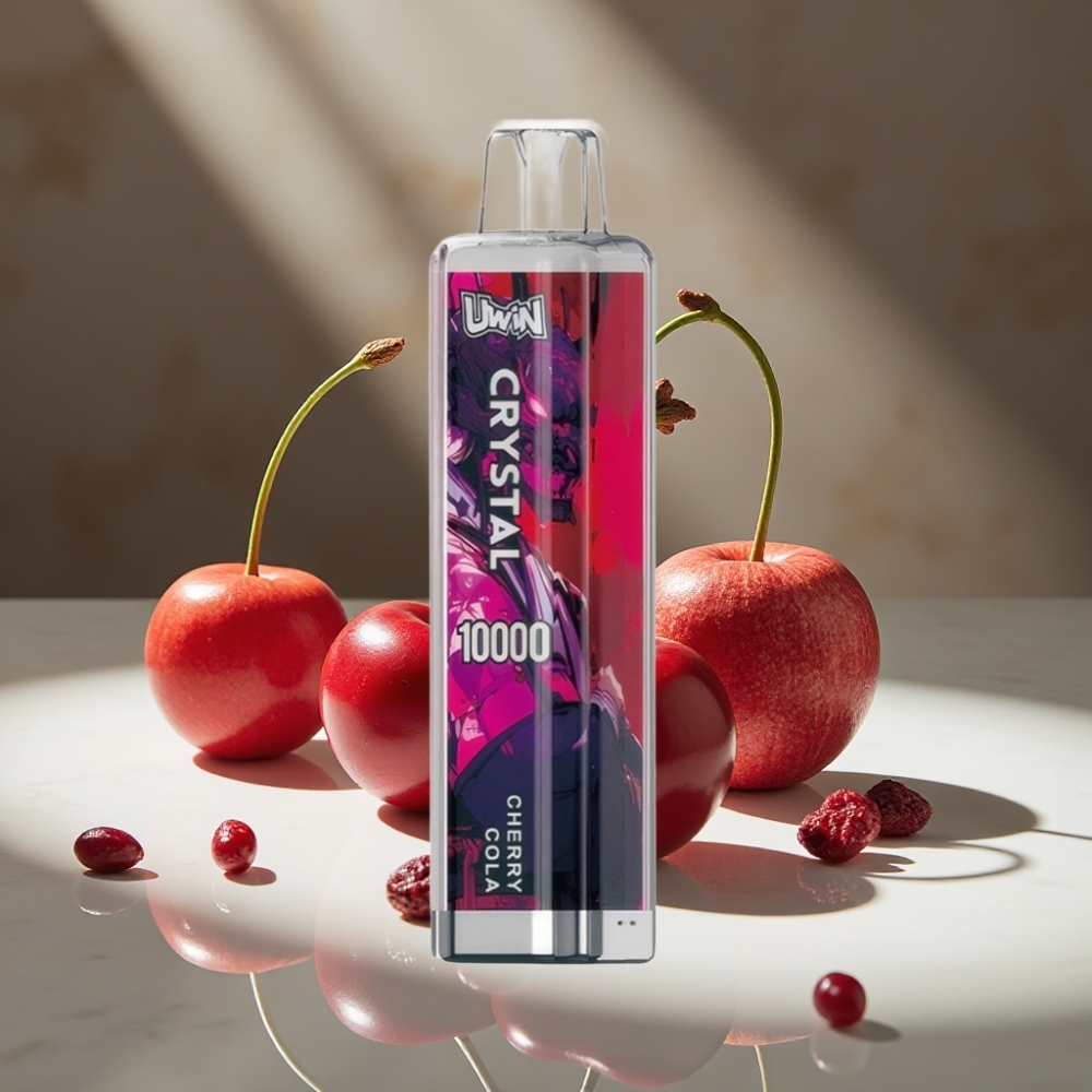 UWIN Crystal 10000 Puffs Sabor Cereza Cola 18ml RGB 0.8 Ohm