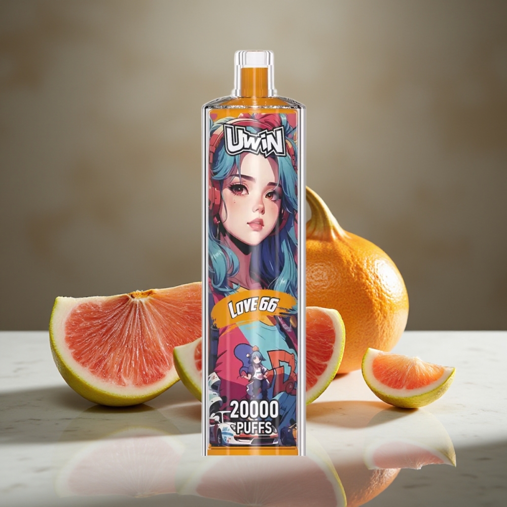 Uwin Shisha Hookah Crystal 20000 Puffs Amor 66 22ml Tipo-C 650mAh Malla