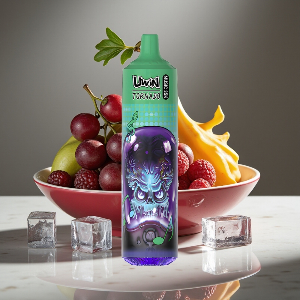 Uwin Tornado 35K Grape Ice Recargable 600mAh Tipo-C 1.0 Ohm