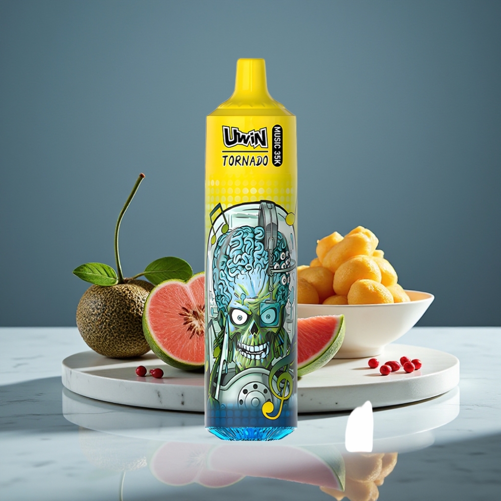 Uwin Tornado 35K Mr Azul con batería recargable 600mAh y bobina Mesh 1.0 Ohm