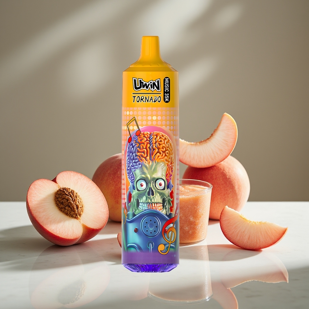 Uwin Tornado 35K Music Recargable 600mAh Melocotón Helado