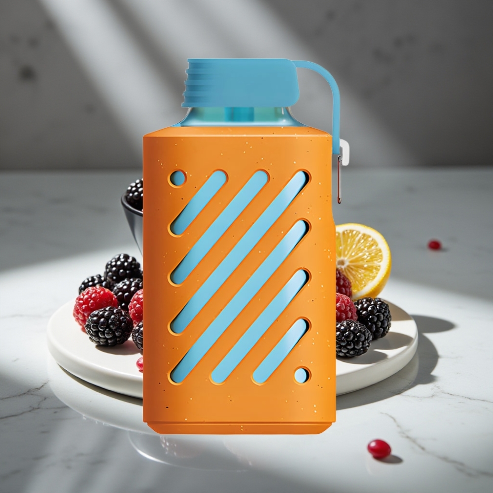 VOZOL GEAR 10000 Puffs Vape Desechable 20ml E-líquido Sabor Zarzamora Helada 65% PCR Materiales