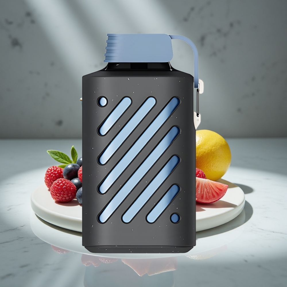 VOZOL GEAR 10000 Puffs Vape Desechable Azul Frambuesa Limón, 20ml E-liquid, VAMT Mesh Coil, 65% PCR