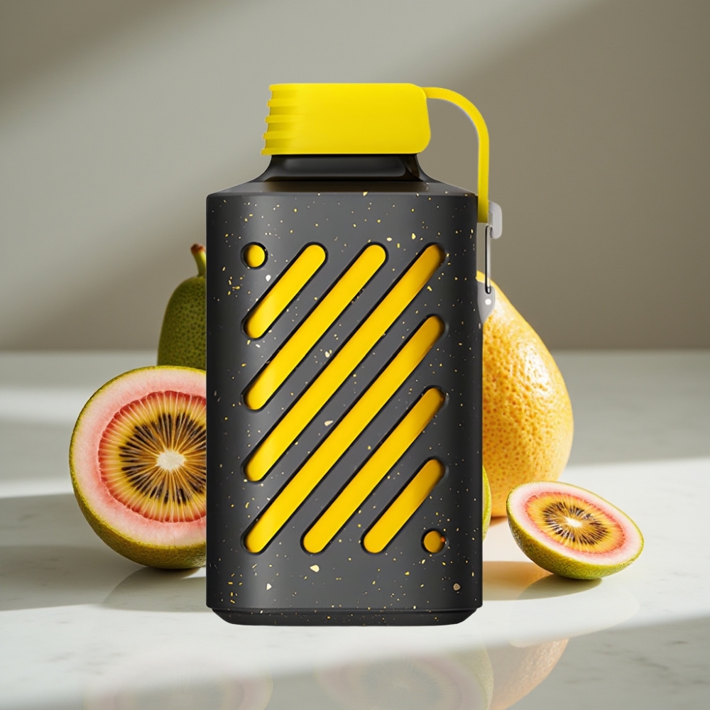 VOZOL GEAR 10000 Vape Desechable 20ml Kiwi Maracuyá Guayaba 65% PCR VAMT Mesh Coil