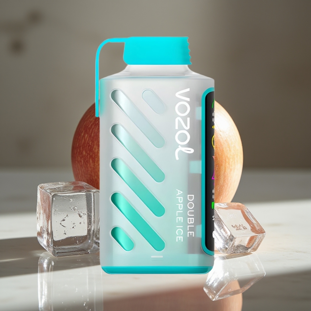 VOZOL Gear Power 20000 Puffs Doble Manzana Hielo S.i.L.C. Tech Dual Mesh Coil 20mL