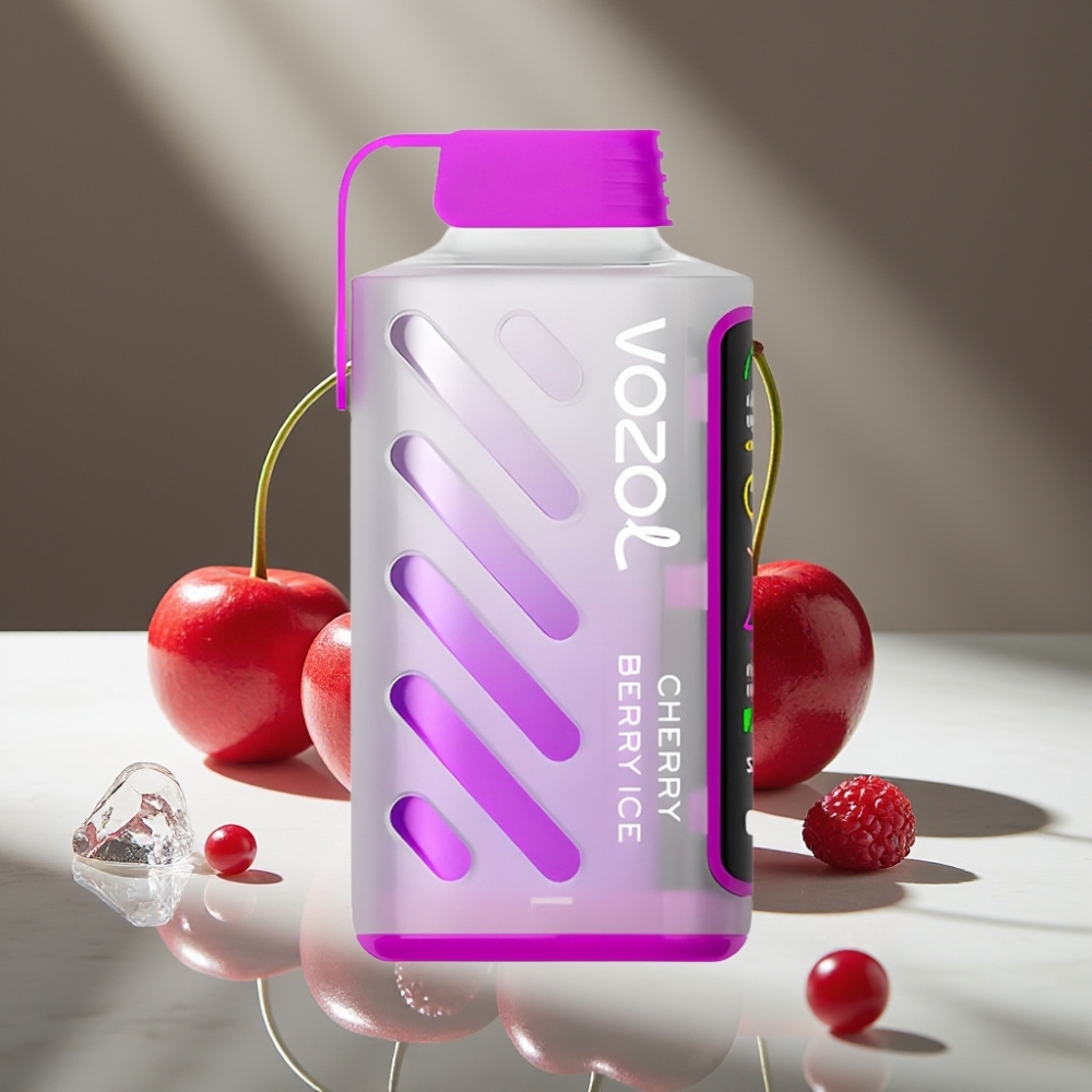 VOZOL Gear Power 20000 Puffs Dual Mesh Coil Full Screen Display Cereza Baya Hielo