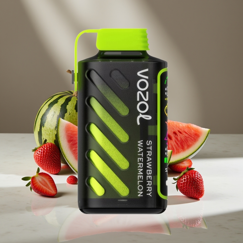 VOZOL Gear Power 20000 Puffs Fresa Sandía Dual Mesh Coil 20mL 5% Nic