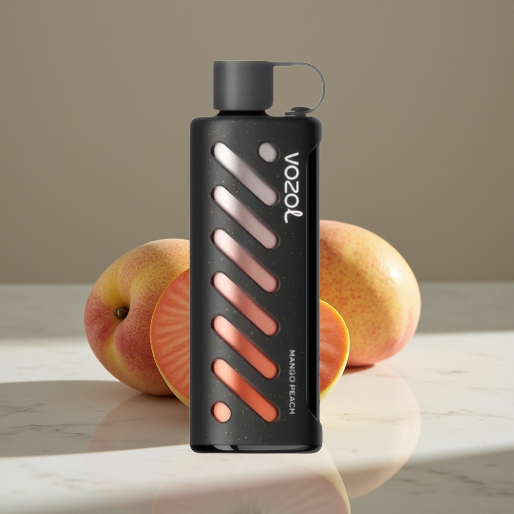 VOZOL Gear Shisha 25000 Puffs Dual Mesh Mango Melocotón S.i.L.C Tech 1000mAh 5mg/ml
